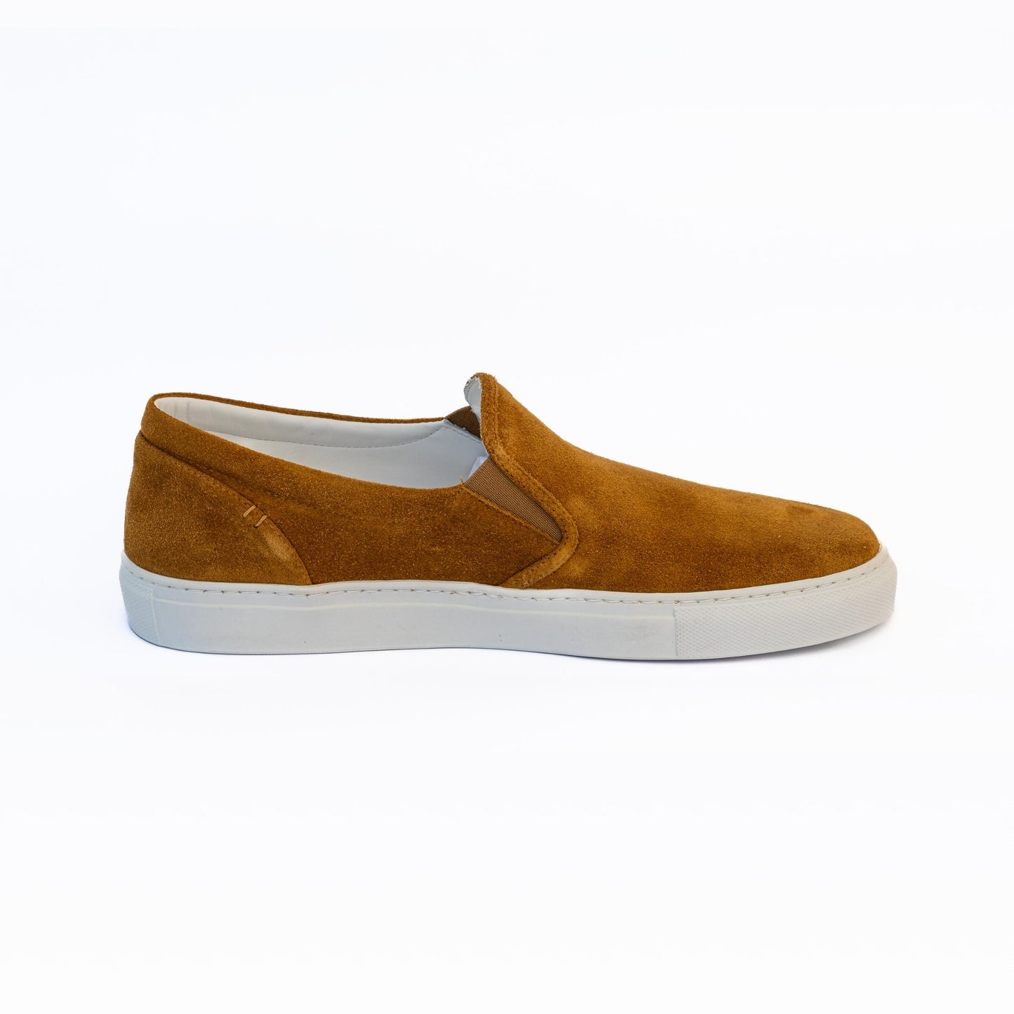 Cognac suede sneakers