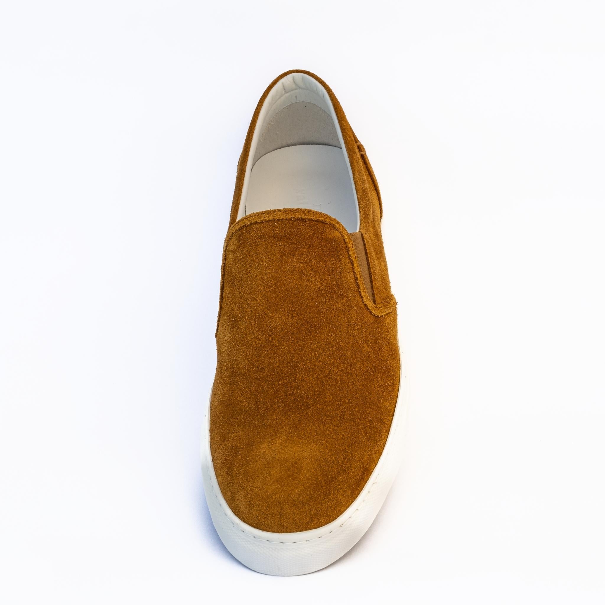 Slip on cheap sneakers tan