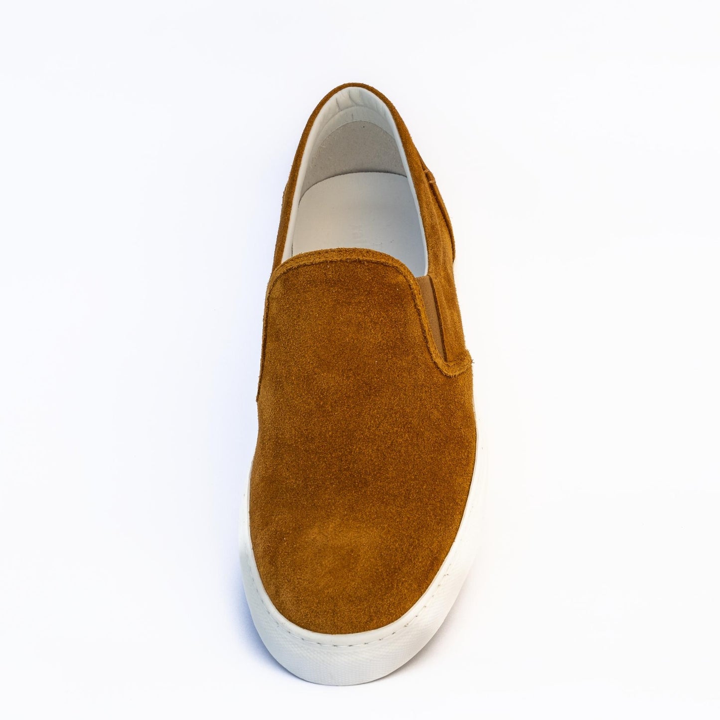 Cognac suede sneakers