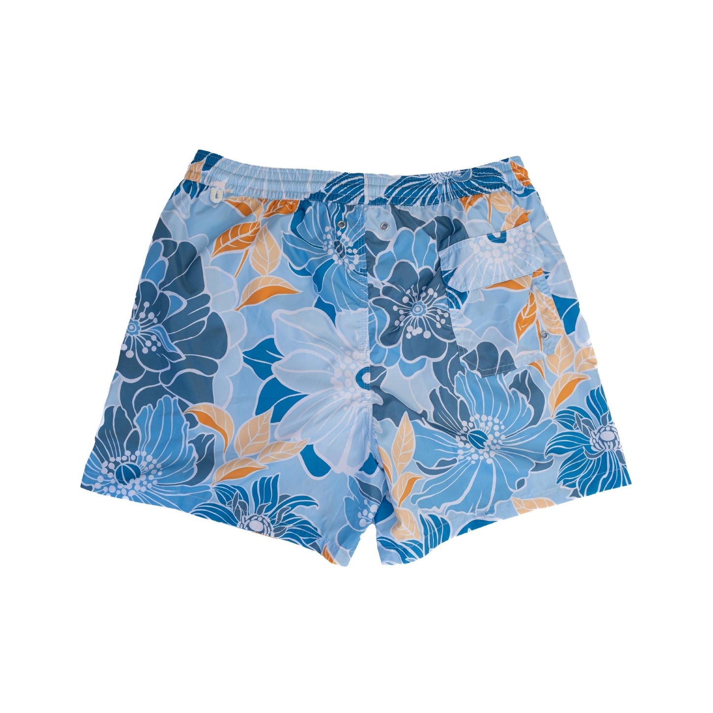 Floral Blue Swim Shorts