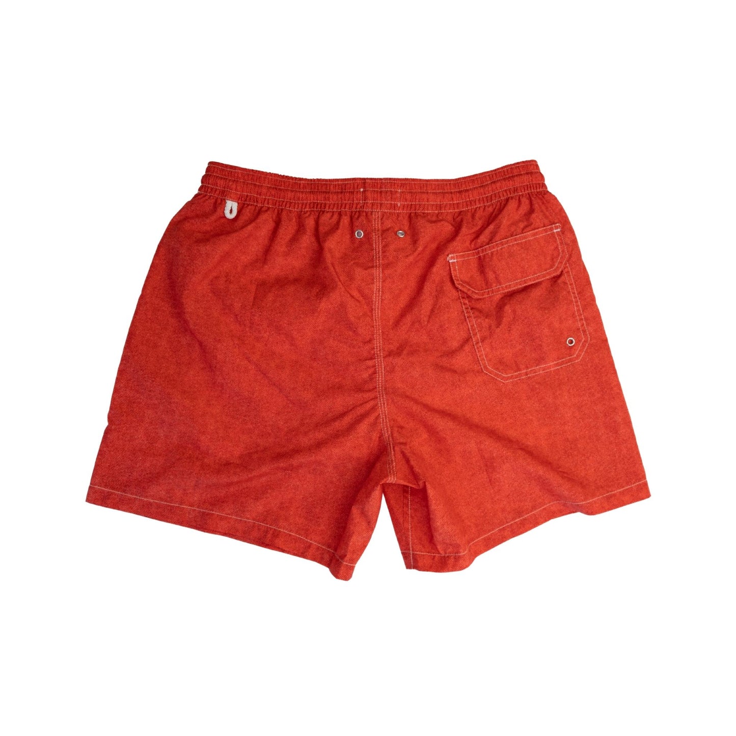 Denim Red Swim Shorts